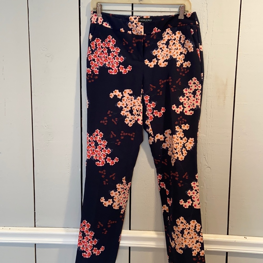 Cynthia Rowley Flowered Pants.